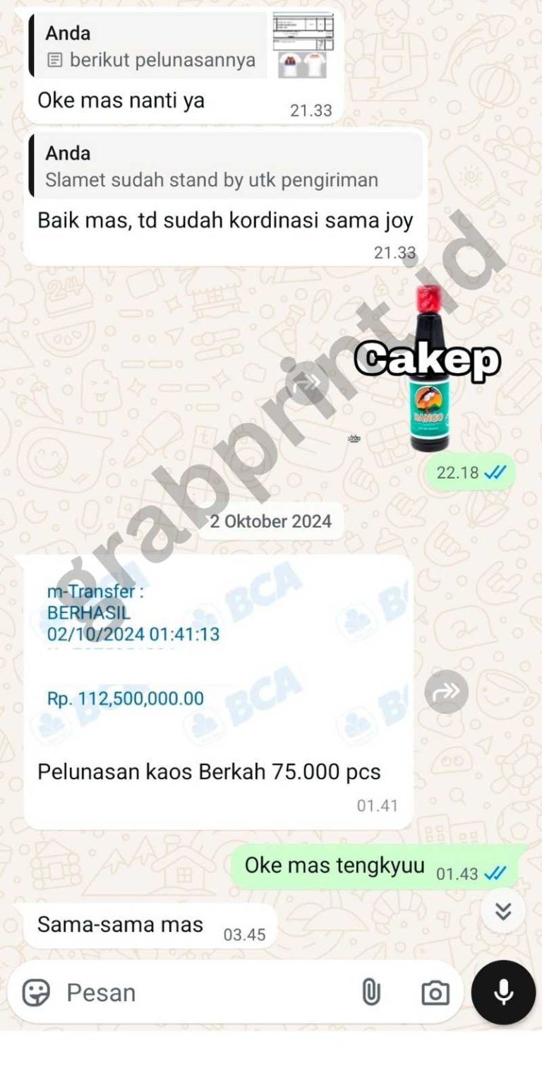 Testimoni Pengiriman Grabprint.id-min