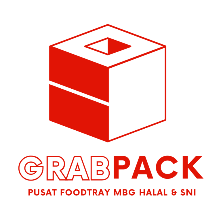 logo grabpack pusat foodtray halal & ber SNI